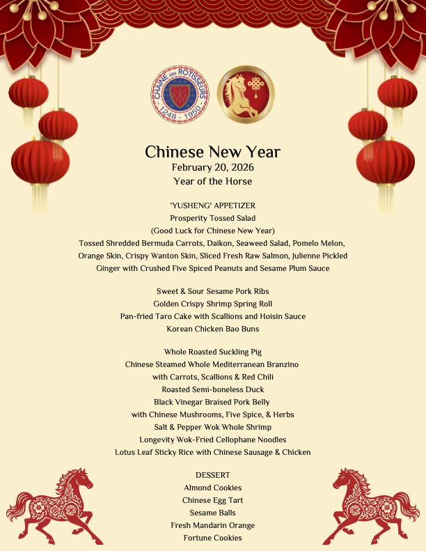 CNY26 Menu